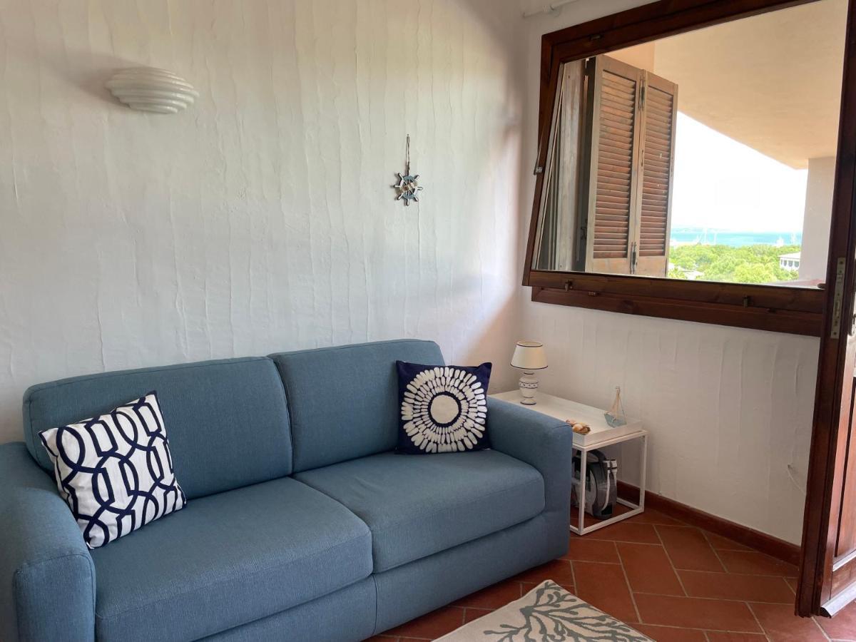Splendida Vista Mare Zona Centrale Porto Rotondo Posto Auto Privato מראה חיצוני תמונה